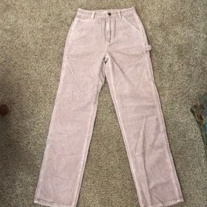 Corduroy light purple pants